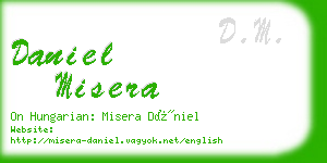 daniel misera business card